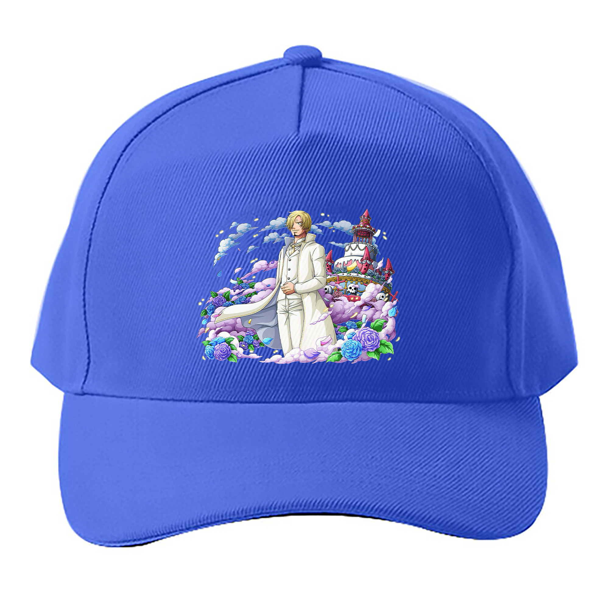 （画像用） ワンピース サンジ ONE PIECE Sanji ベースボールキャップ 綿100％ 男女兼用 帽子 スポーツ